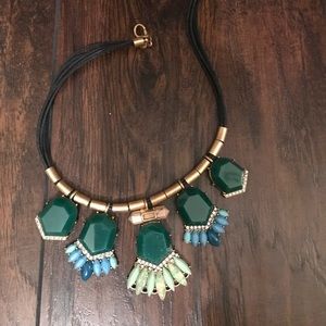 J. Crew blue tones statement necklace!!